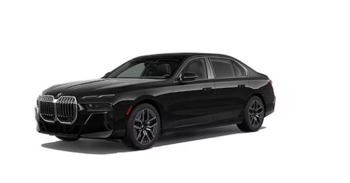 Black BMW 7 Series, Crown Executive Transportation fleet vehicle