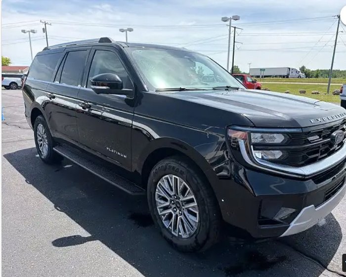 Black Ford Expedition MAX, Crown Executive Transportation fleet vehicle